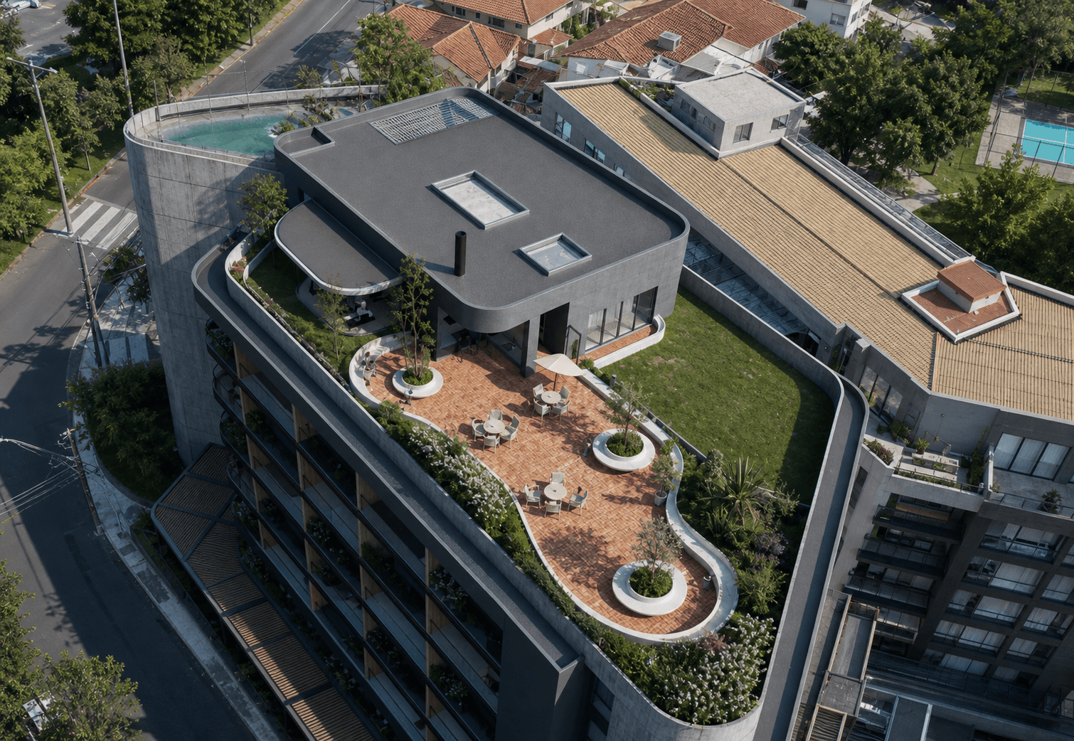 Terraza rooftop de La Vilet